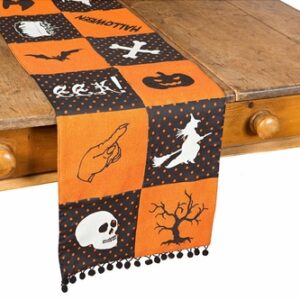 Halloween Patchwork Table Runner