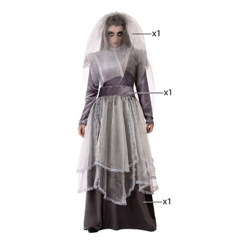 Costume for Adults Grey Zombies (3 Pieces) – Image 173