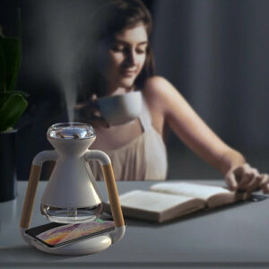Humidificateur ultrasonique de bureau avec chargement sans fil (USB)