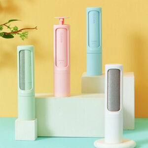 Reusable pet hair removal brush, lint roller, portable