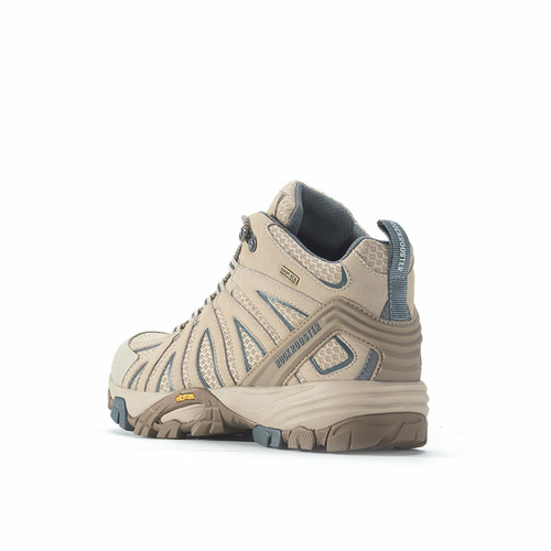 Wasserdichte Wanderstiefel ROCKROOSTER Bedrock in Sandfarben — 15,2 cm Schafthöhe, VIBRAM®-Sohle – Bild 4