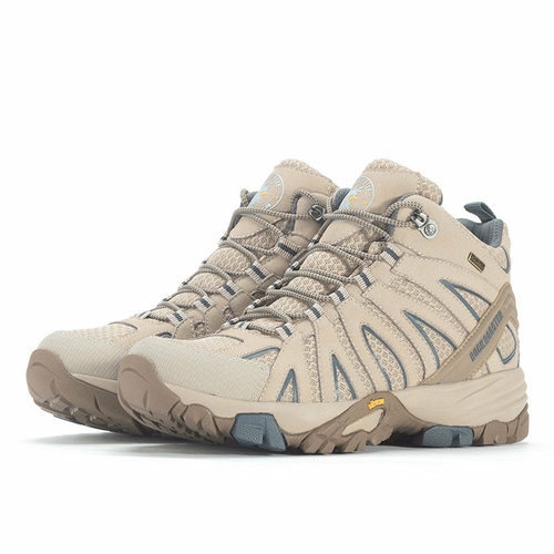 Wasserdichte Wanderstiefel ROCKROOSTER Bedrock in Sandfarben — 15,2 cm Schafthöhe, VIBRAM®-Sohle – Bild 3