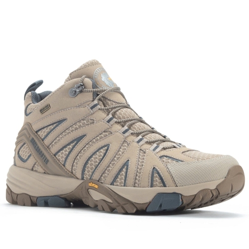 Wasserdichte Wanderstiefel ROCKROOSTER Bedrock in Sandfarben — 15,2 cm Schafthöhe, VIBRAM®-Sohle
