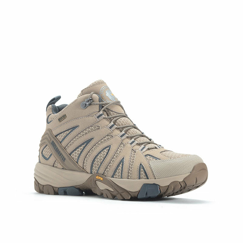 Wasserdichte Wanderstiefel ROCKROOSTER Bedrock in Sandfarben — 15,2 cm Schafthöhe, VIBRAM®-Sohle – Bild 2
