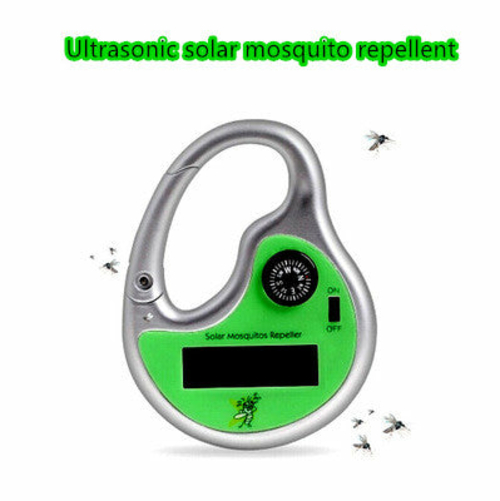 Répulsif à ultrasons contre les moustiques à recharge solaire portable – Image 6