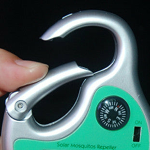 Répulsif à ultrasons contre les moustiques à recharge solaire portable – Image 4