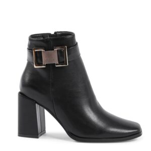 19V69 Italia Damen-Stiefeletten Schwarz X726 NERO