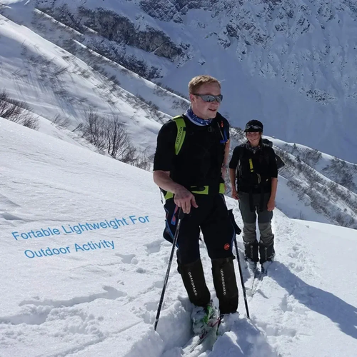 Wasserdichte Schneegamaschen für Wanderstiefel – Beinwärmer für Schuhe – Bild 2
