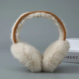 Cache-oreilles en peluche, bonnet d'oreille doux et épais, protection d'oreille pliable