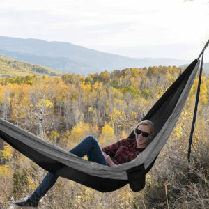 Hamac de camping en toile de parachute pour le jardin et l'extérieur