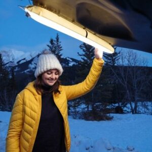 Lampe de camping gonflable et portable