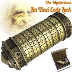 Handgefertigtes Cryptex aus Metall – Spielzeug, inspiriert vom „Code da Vinci“