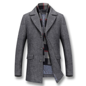 44 Manteaux d'hiver pour hommes – Vestes épaisses en coton et laine