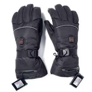 Electrically heated gloves with a lithium-ion battery